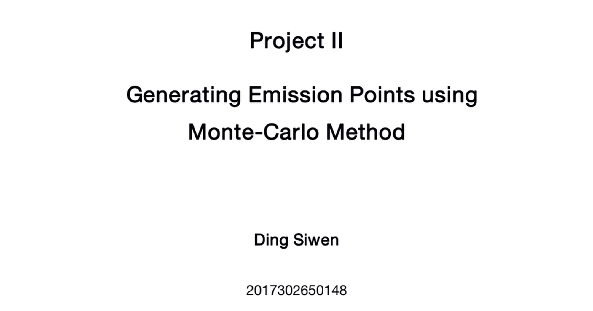 Project II-Generating Emission Points using Monte-Carlo Method in Python.pdf